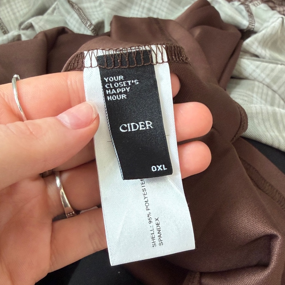 Brown Plaid Dark Academia Dress - Picture 2 of 3